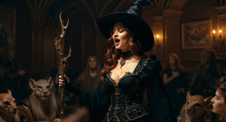 witch singing